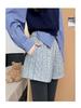 Korean Style High-Waisted Women's A-Line Bootcut Shorts - Winter 2026