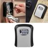Safe Box Key Secure 4 Digit Combination Wall Mounted Lock Storage Aluminum Alloy