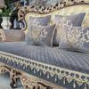 European Quilted Sofa Cover Luxury Fall Winter Non-slip Universal Living Room Couch Cushion Thicken Sofa Towel Decor Slipcover