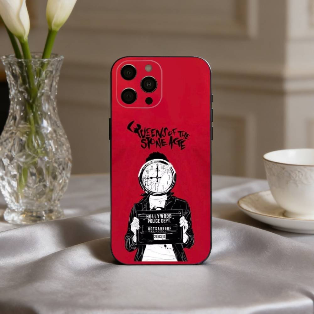 Rock Q-Queens of the S-Stone Age  Phone Case Silicone Soft For IPhone 17pro 16 15 14 13 12 11 X XR Plus Pro Max Plus