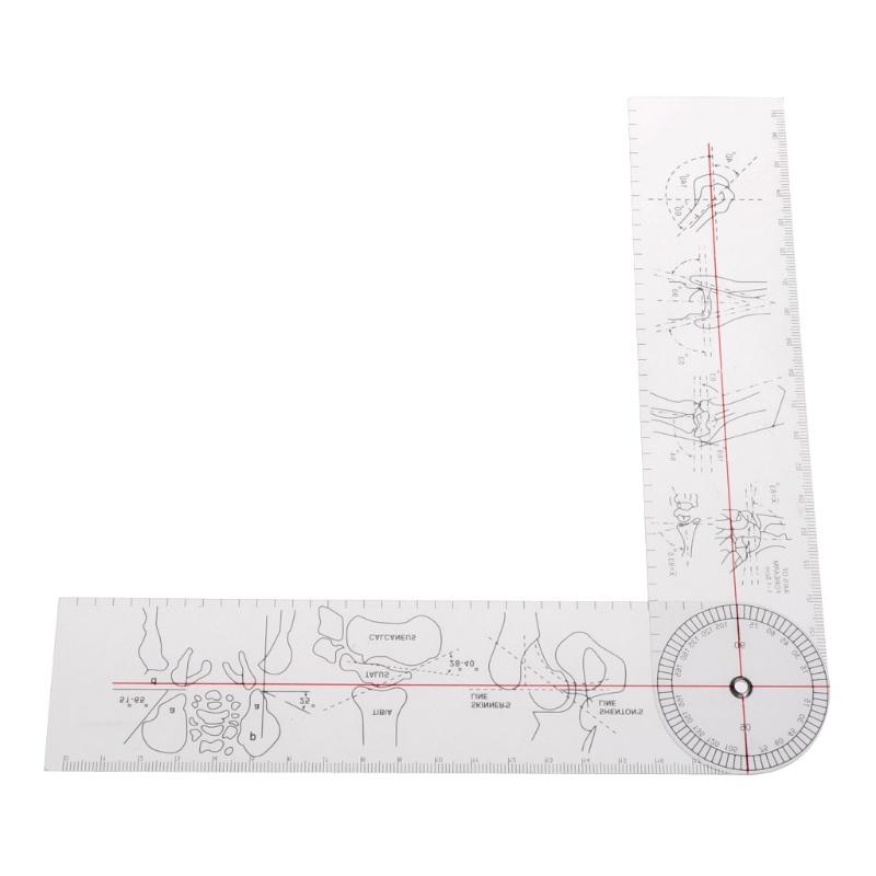Goniometro Angolo 8 pollici Righello Medico Righello Articolazione Strumento Ortopedico Strumenti Plastica Squadretta