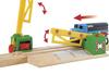 BRIO Magnetic Railroad Crossing 33750, for ages 3 and up. [Toy, Wooden Toy Train, Rail Set, Scenery, Gift (Birthday/Christmas)]