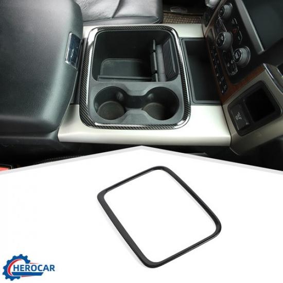 Center Central Storage Box Cover Trim Decoration Frame For Dodge RAM 2012-2017