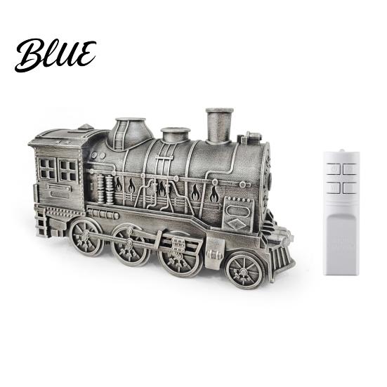 Quiet Ultrasonic Humidifiers for Baby Room Vintage Steam Train Aroma Diffuser 300ml Cool Mist Humidifier with Dual Essential Oil Vaporizer Relaxation