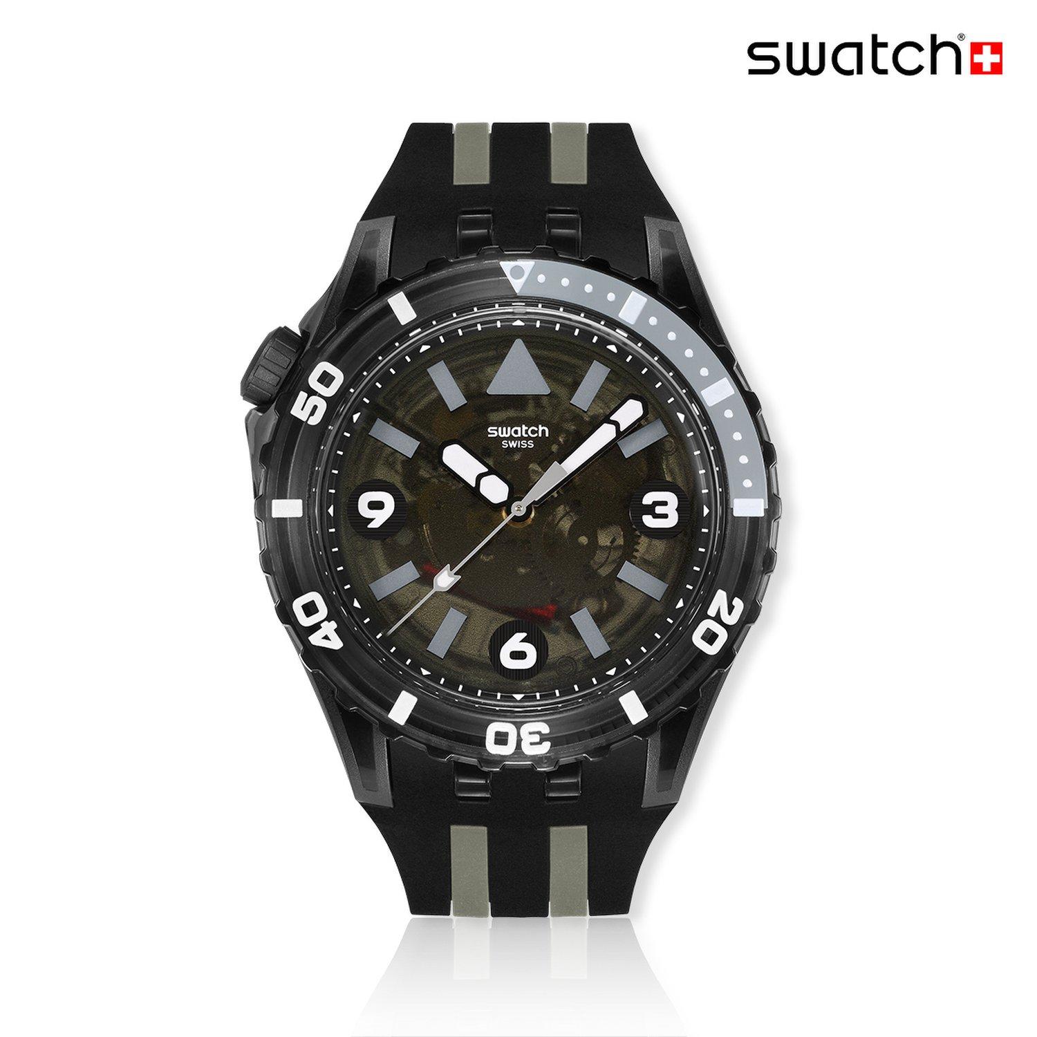 [Swatch] BLACK SEA NETTLE SSCU09B100