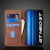 Magnetic Attraction Leather Case for OPPO Realme GT Neo 3T Holster Flip Cover Case Wallet Phone Bags Fundas Coque
