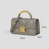 Women's 2024 Autumn/Winter Rattan Pattern Diamond Bag - High-End Versatile Handheld, Shoulder, and Messenger Bag