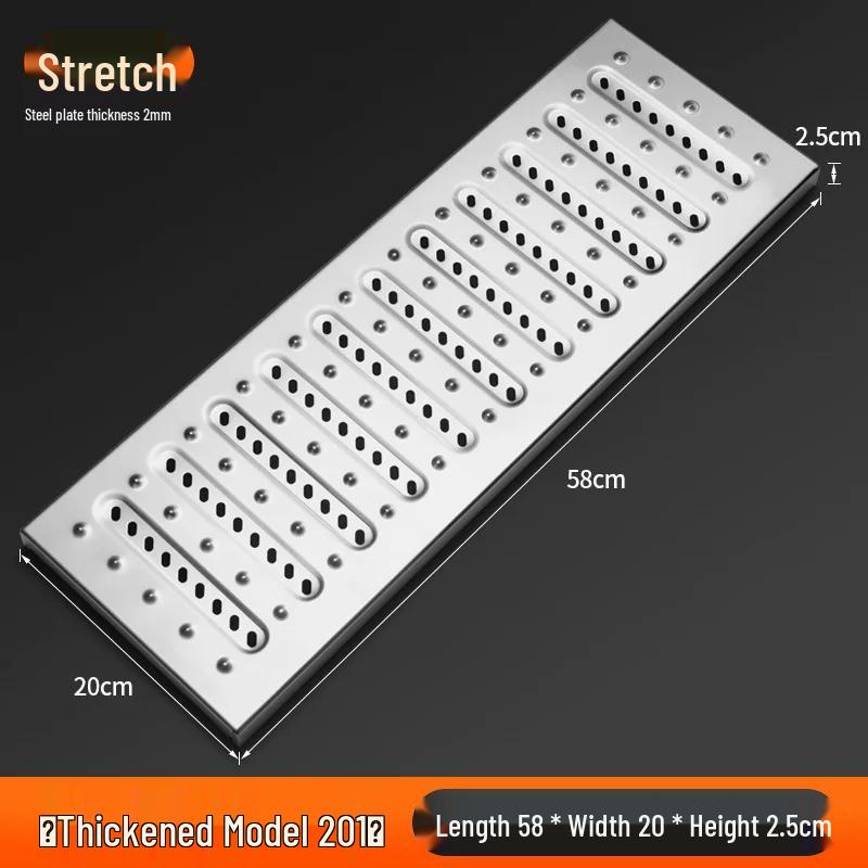 Stainless Steel Kitchen Trench Drain Grate Cover
