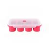 Silicone Soup Ice Cube Molds with Lid Food Meal Molds Multipurpose Freezer Soup Tray  Soup Storage