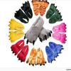 Unisex Dinosaur Claw Cotton Slippers: Cozy Autumn/Winter Velvet Heels, Large Sizes