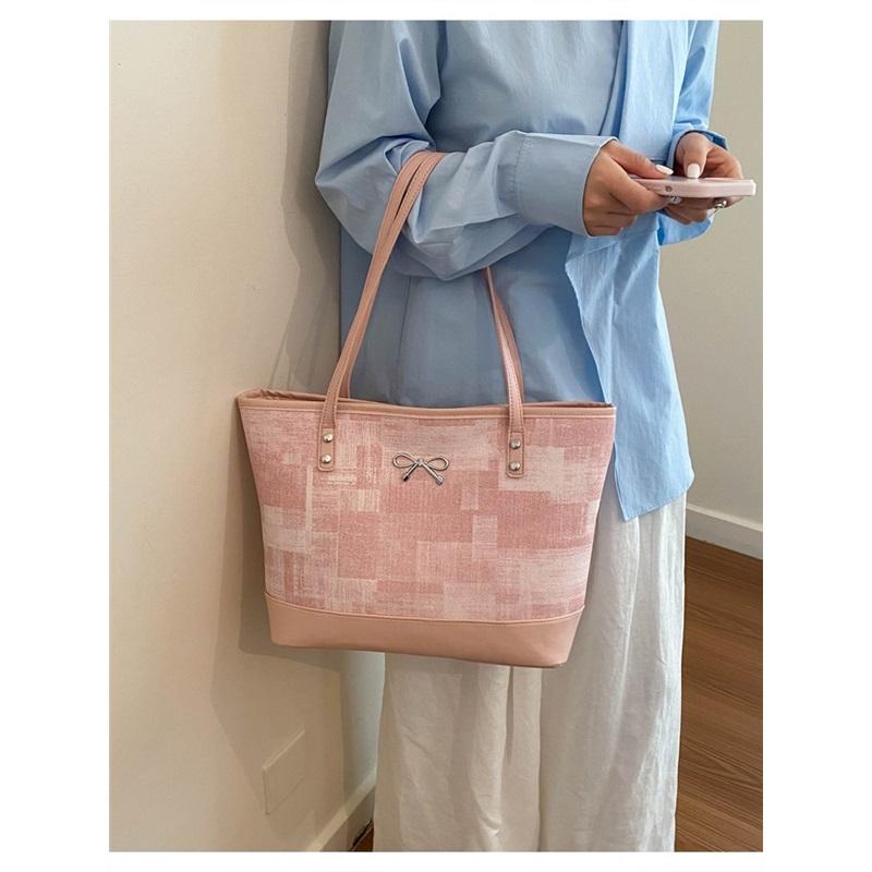 Large-capacity Bag For Women, Versatile, Fashionable, One-shoulder, Trendy, Commuter, Retro, Casual Tote Bag