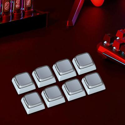 8 Stück XDA Höhe Hintergrundbeleuchtung Keycap Set für Mechanische Tastaturen mit Haltbarkeit PBT+PC in Klassischer Farbe