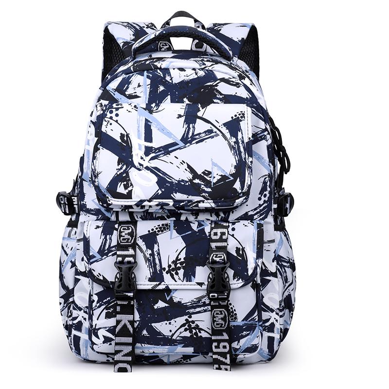 Large Capacity Backpack Graffiti Student Schoolbag Graffiti