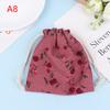 Cute Corduroy Small Lipstick Cosmetic Coin Purse Key Drawstring Storage Bag Women Jewelry Tote Rope Pouch String Bags Organizer