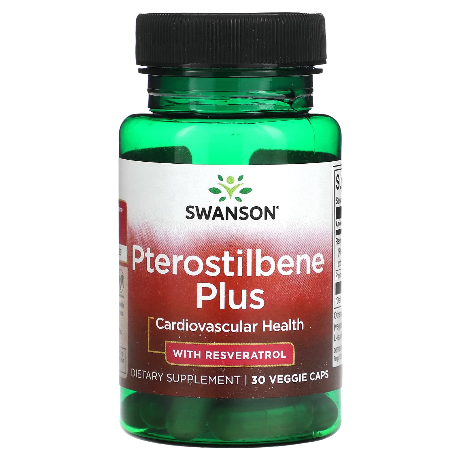 

Swanson, Pterostilbene Plus, with Resveratrol, 30 Veggie Capsules