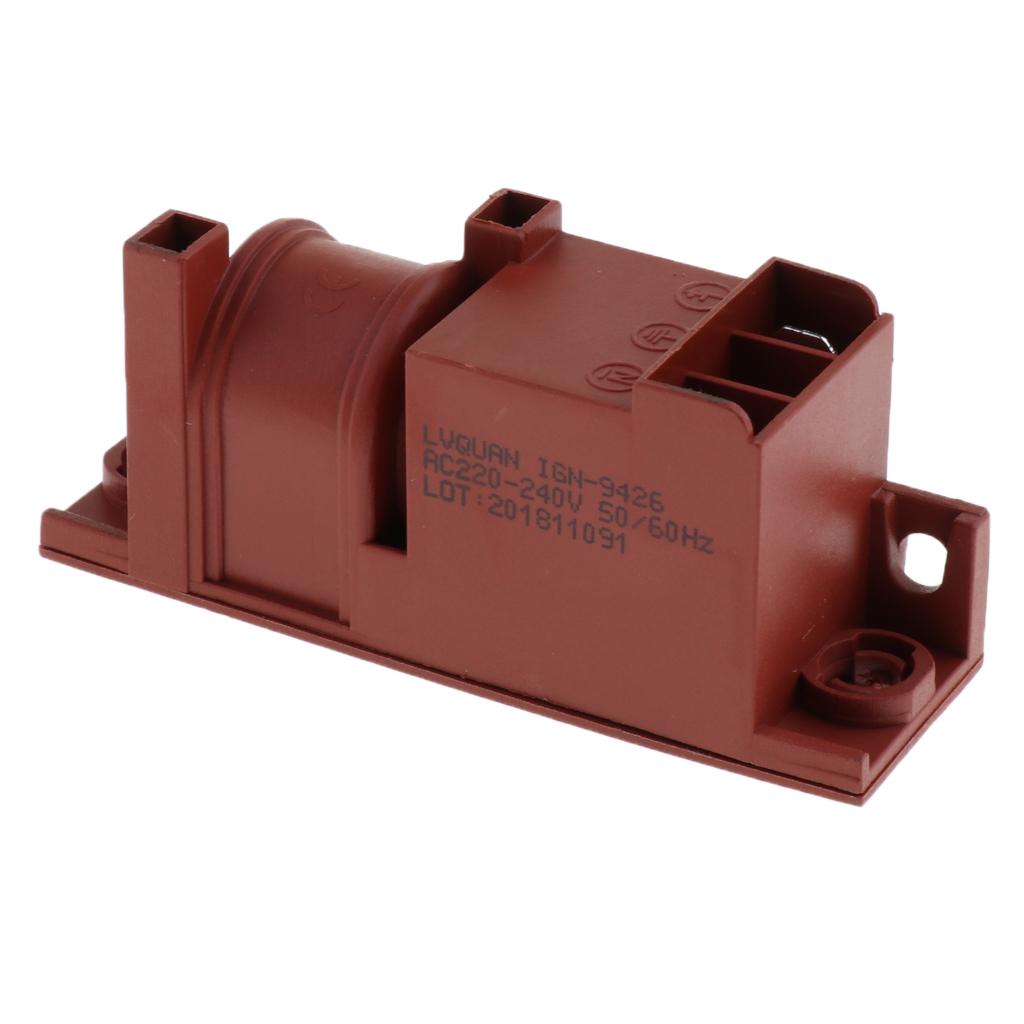 2-Terminal Connections Pulse Igniter Ensures Combustion system ignites safely Pulse Igniter BBQ Igniter Kit Parts Replacements China Mainland