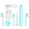 5 Modes 3200rpm/min Sonic Electric Toothbrush Dental Scaler Calculus Remover Oral Care Tool USB Charge +Intelligent Touch Switch+ Bracket + 4 Heads