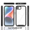 For iPhone 16e Case PC+TPU Phone Clear Back Cover with PET Screen Film