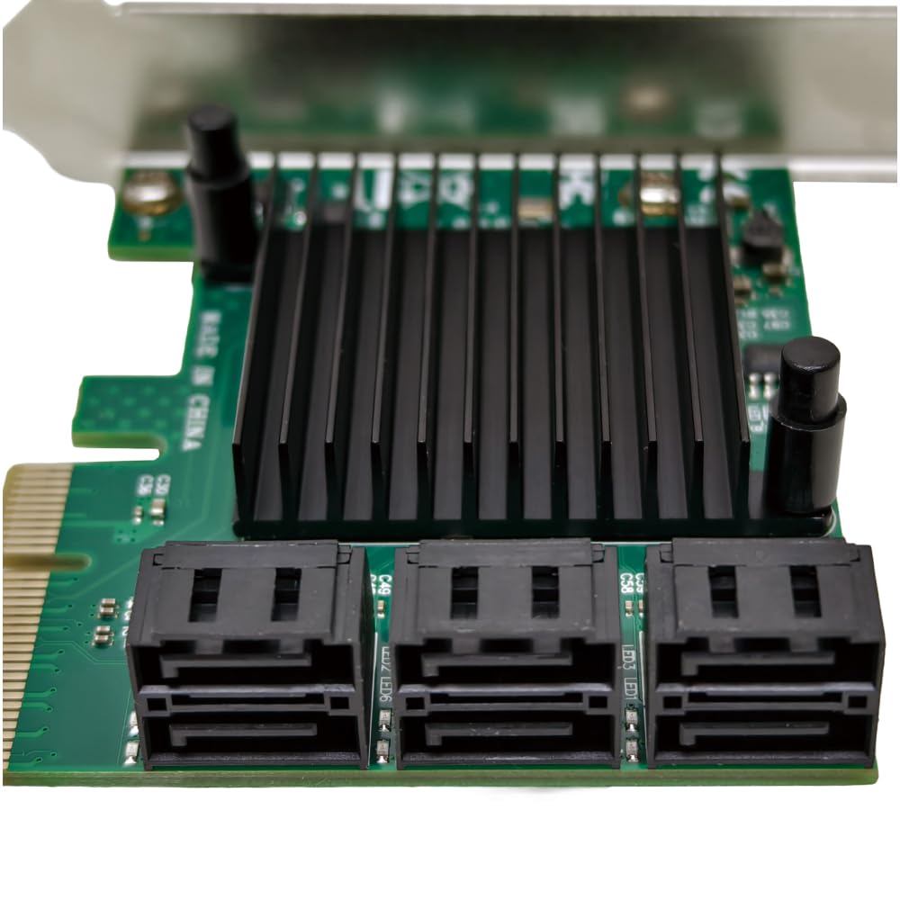 Area SATA3.0 6-port PCI Express x4 connection ASM1062 + ASM1093 Low Profile compatible SD-PE4-6SA