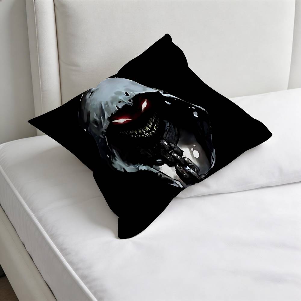 DDisturbed Band Cool Square Pillow Case Soft Decorative Throw Pillow Cover for Home Sofa Bed