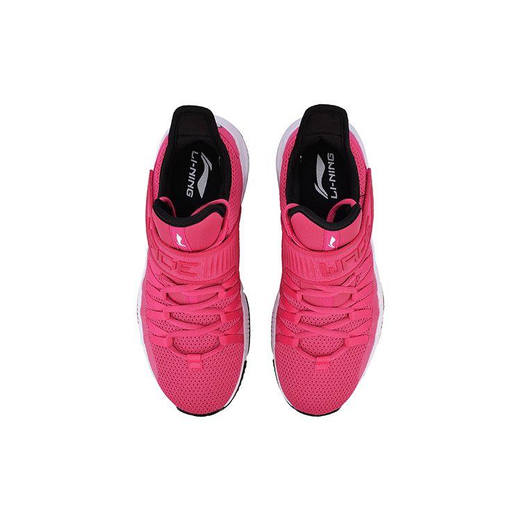 Li Ning Cloud Cushioning Training Basketball Shoes Unisex sneaker Pink Black ABCN017-5