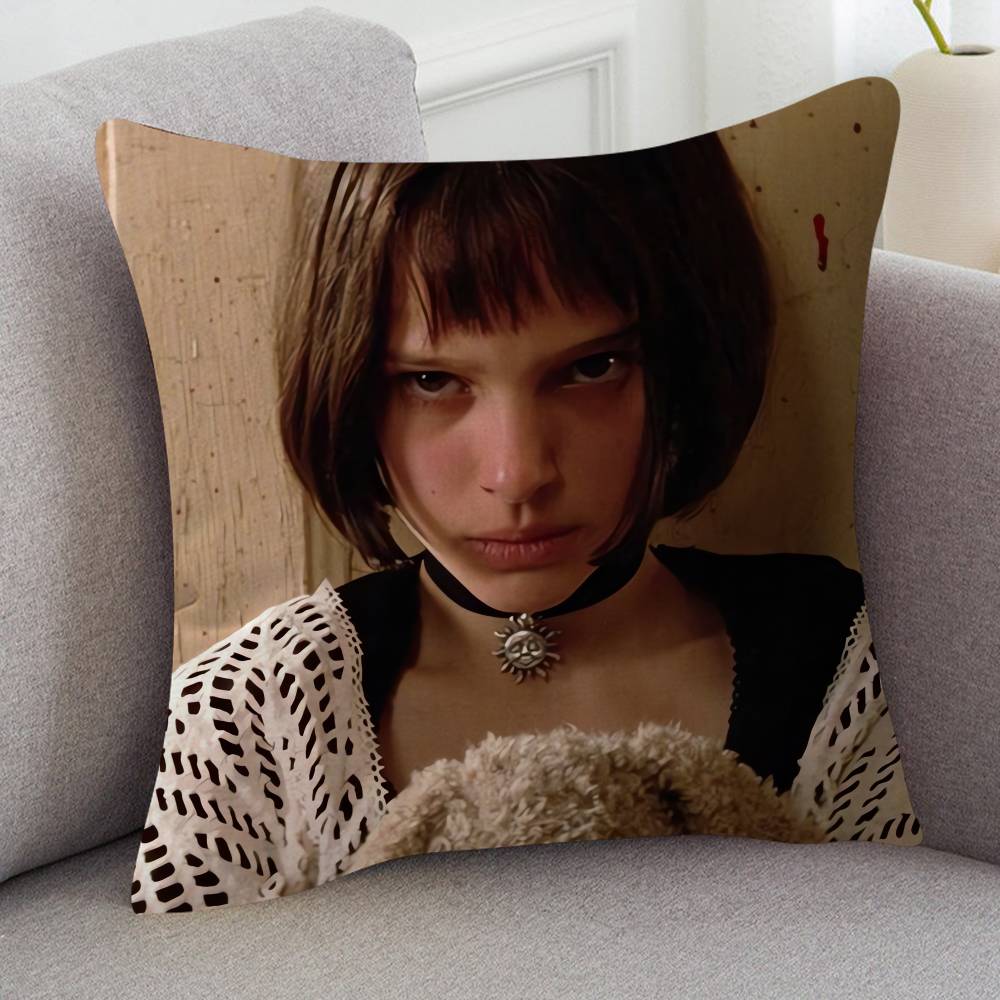 Movie Leon The Professional Cute Cartoon L Game Cushion Cover Pillowcase Upholstery Sofa Throw Pillow Home Decor Pillowcas