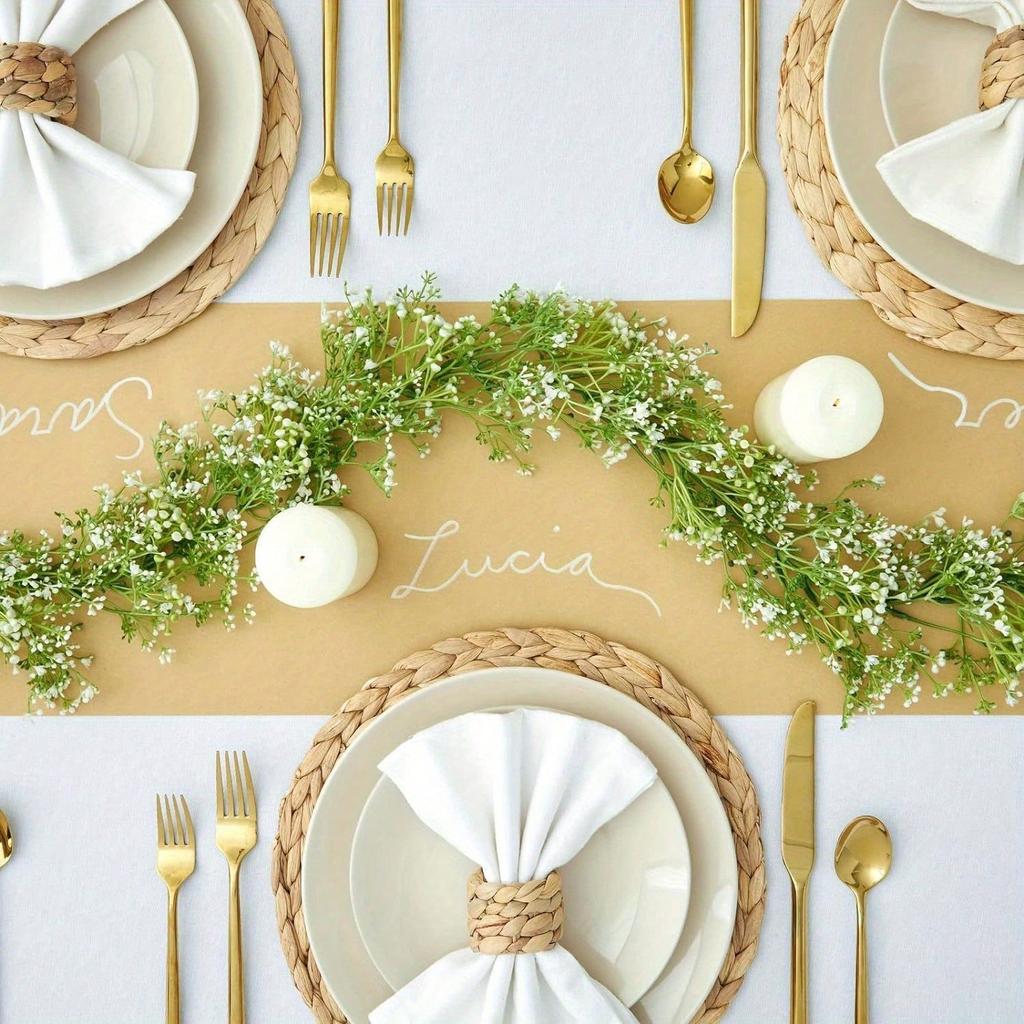 Rollo de Papel Kraft, 30 cm*3000 cm/12 x 1200 Pulg, Papel Marrón Liso para Envíos, Envoltura de Regalos, Tablón de Anuncios, Caballete (100 pies)