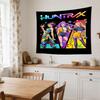 Language Adventure Decorative Wall-Hanging Tapestry, Home Ornament for Living Room,Dorm and Fan Parties,Multi-style,celebrities,cartoons,music,sports 