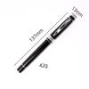 Luxury Black Metallic Fountain Pen Business Student School Practicing Calligraphy Ink Absorption Writing Father Men Gift