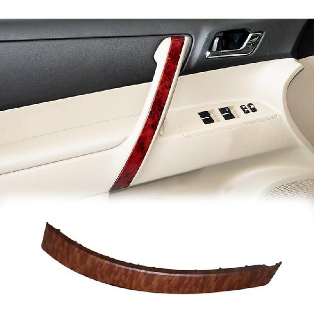 Front Rear Armrest Door Handle Cover Trim Replace for Toyota Highlander 2008 2009 2010 2011 2012 2013 (Front Right)
