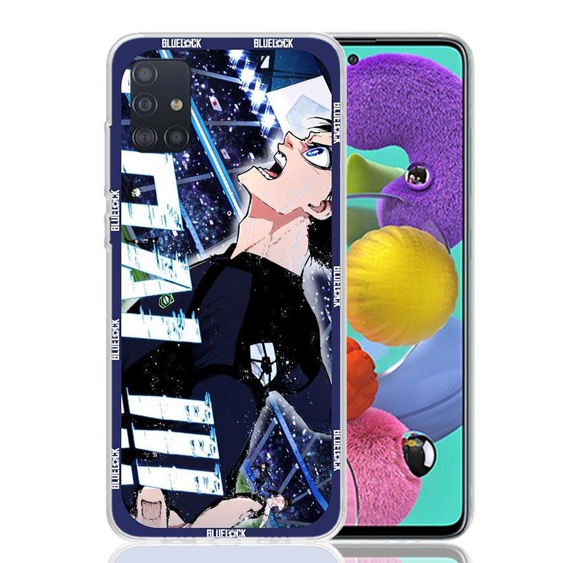 Japan Anime Blue Lock Phone Case for Samsung Galaxy A52 A51 A50S A12 A22 A32 A72 A10S A30S A31 A71 Note 20 Ultra 10 Plus S10 Gal