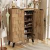 Sideboard, Modern Shoe Cabinet with 5 Compartments, Dimensions 80.5 X 35 X 109.5 Cm, Adjustable Shelves