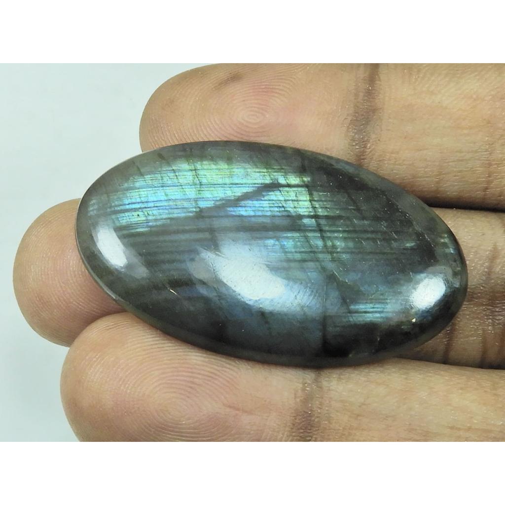 23X42X06MM Natural Purple Spectrolite Labradorite Oval Cabochon Gemstone G-03