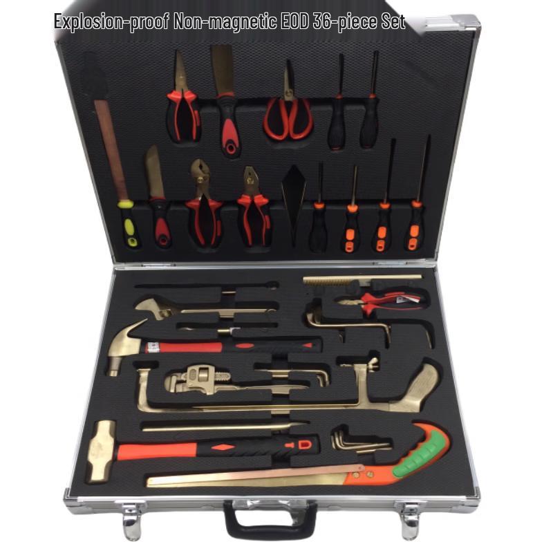 DunBishi Copper Alloy Non-Sparking 36-Piece Explosion-Proof Tool Set
