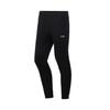 Li Ning Fitness Series Solid Color Casual Elastic Waist Knitted Sports Pants Men Pants Black AKLTB53-1