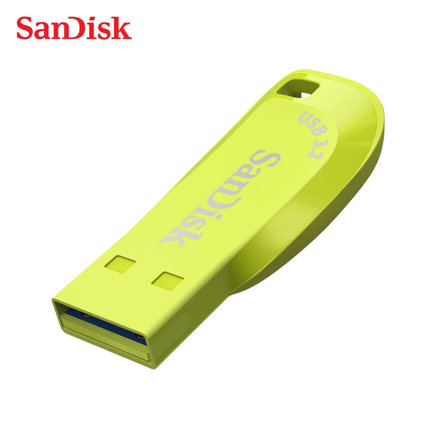 

Sandisk USB 3.2 Флешка 128 ГБ 64 ГБ 32 ГБ 256 ГБ USB Флеш-накопичувач 32 64 128 оригінал Ultra Shift usb-накопичувач USB Флеш-накопичувач Диск на ключі Пам ять ·128GB жовтий