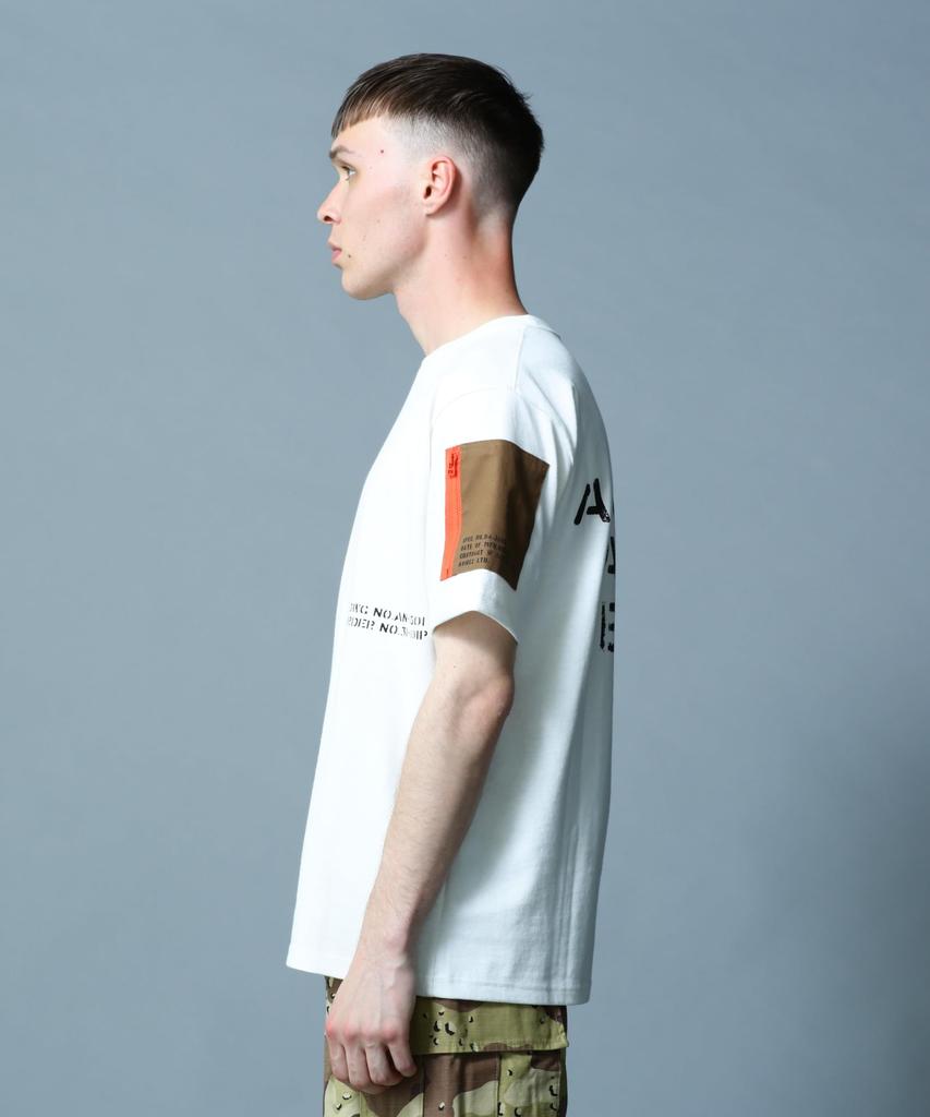 Avirex Remodel Design Crew Neck DEPOT Remodel Design Crew Neck Rozmiar T-Shirtu (WEB & Ekskluzywny) Męski T-shirt, M, 030, Biały, 783-3934025