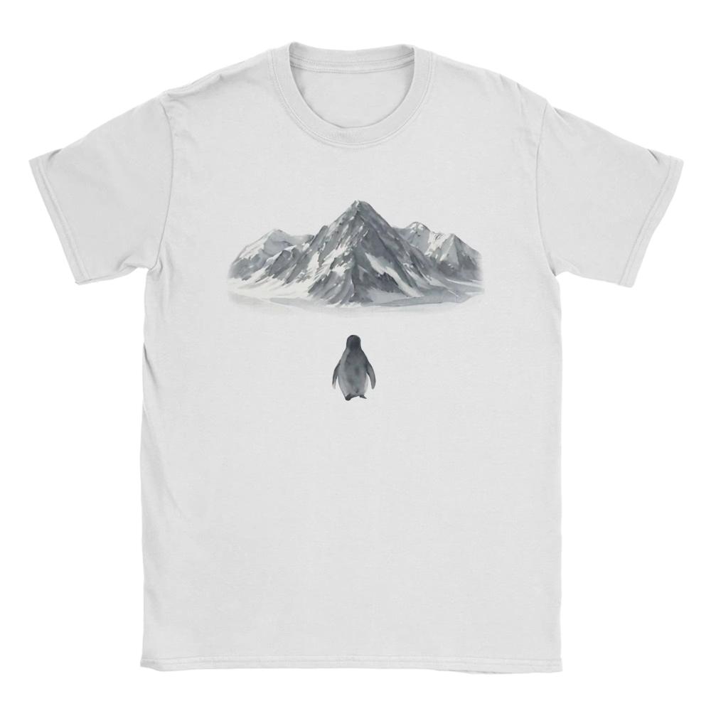 Nihilist Penguin But Why Meme Mens Women T Shirt Vintage Tees Short Sleeve O Neck TShirt Pure Cotton Birthday Present Clothing M