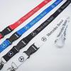 Lanyard Nylon Car Emblem Straps Key Cell Phone Work ID Card Hanging Rope For Mercedes-Benz A B C E G S V Class GLA GLC GLE GLK 