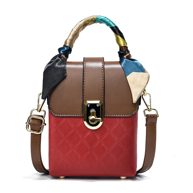 Malé crossbody kabelky Dámská kabelka na mobil Umělá kůže Kabelka přes rameno Peněženka Peněženka Módní Neformální Dámská kabelka s mini horní rukojetí