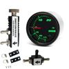 Black 0-30PSI Manual Boost Controller Kit W/52mm 7-Color Adjustment Boost Gauge