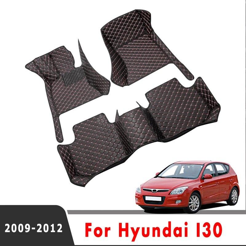 

Для Hyundai I30 I30CW 2012 2011 2010 2009 автомобильные коврики Стайлинг ковровые покрытия авто водонепроницаемые антигрязные внутренние коврики продукты