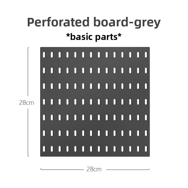 DIY Lochplattenzubehör Küchenorganisation Bohrfreies Hängeregal Aufbewahrungshaken Wandorganizer Basteln Für Garagenraum