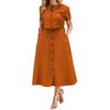 2026 Spring Women's Elegant Solid Color Casual Short Top & Skirt Set