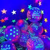 10pcs Fluorescent Latex Balloons Luminous Glowing Love Balloons for Wedding Birthday Party Decorations, Birthday Balloons