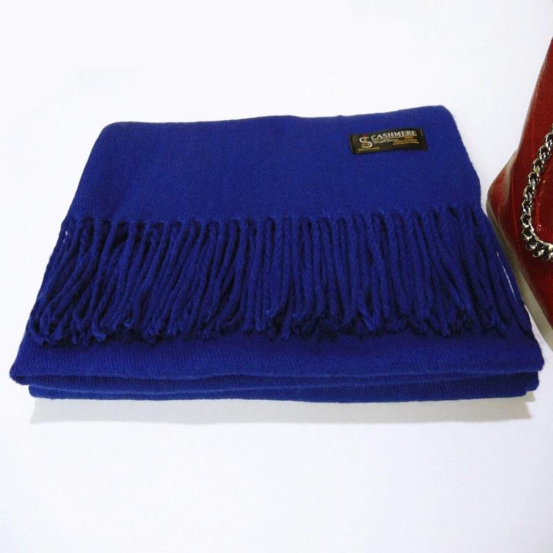 Wool Scarf for Women Autumn and Winter Warm Tassel Large Shawl Winter Scarf Solid Color Cashmere Scarf Imitation Cashmere Scarf