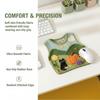 Knitted Mouse Pad With Cute 3D Cat Pumpkin Pattern Non Slip Base For Home Office Desk Aesthetic Decor