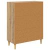 Artisan Oak Sideboard 69.5 X 32.5 X 90 Cm Particleboard