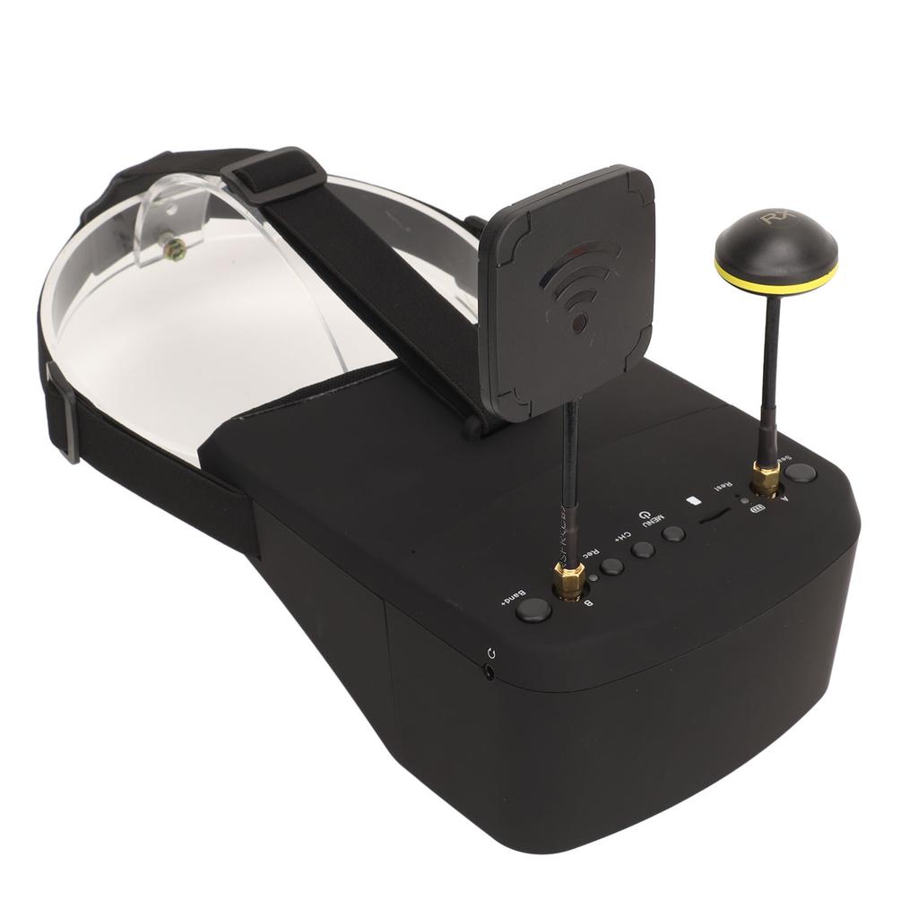 FPV Goggles DVR 5 Inch 5.8Ghz 40CH 800x480 Inbuilt 2000mAh Battery Ergonomic RC Drone Goggles for Quadcopter RC Car