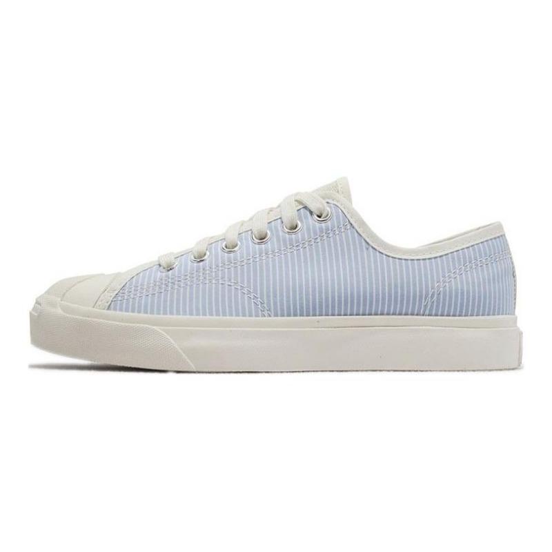 Converse Jack Purcell Renew Upcycle Unisex Low-Top Classic Casual Canvas Shoes Blue White A00456C 35
